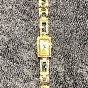 Guess Gold colored Women's Watch with Crystal Accents